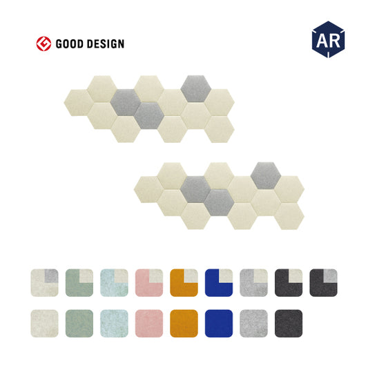 オフィス吸音パネルOTTOR六角354 26枚セットアイコン