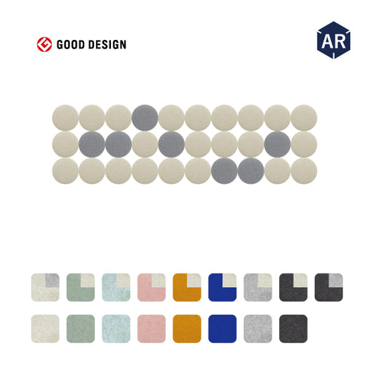 オフィス吸音パネルOTTOR丸型直径30cm30枚セットアイコン