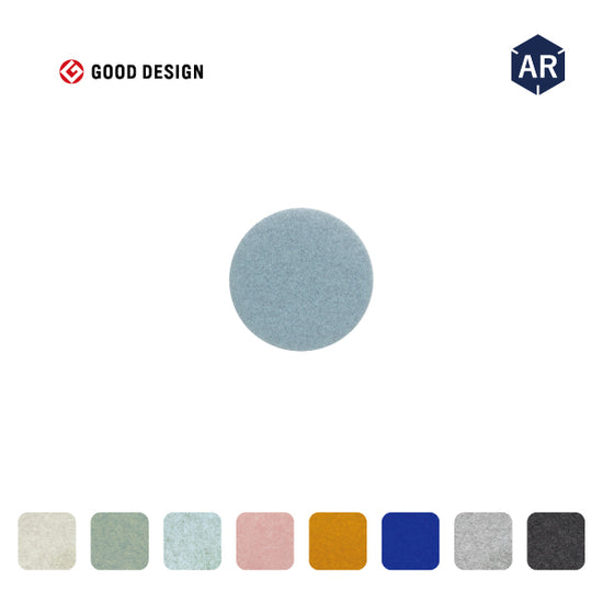 オフィス吸音パネルOTTOR丸型直径30cm単品パネルアイコン