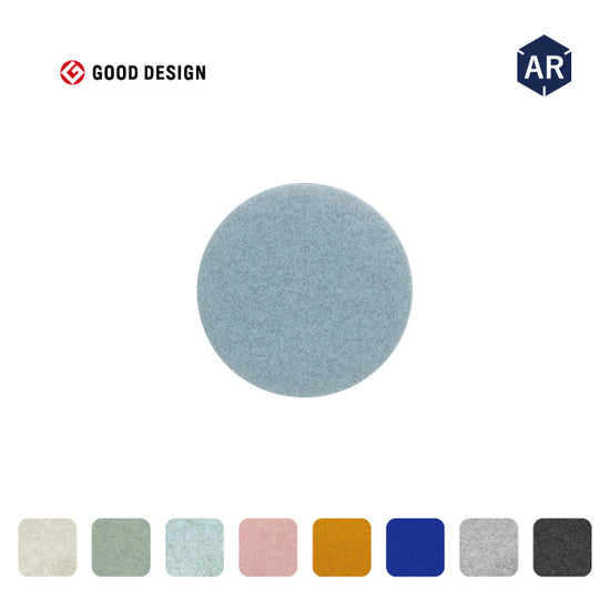オフィス吸音パネルOTTOR丸型直径45cm単品パネルアイコン
