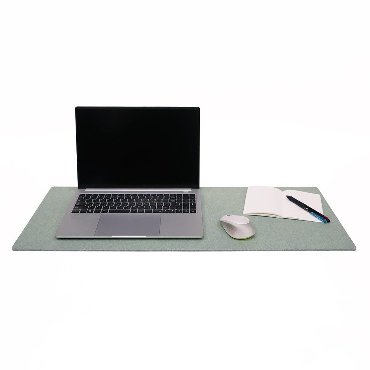 フェルトデスクマット33cm×80cmピスタチオグリーン