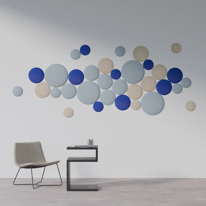 OTTO R丸型ミックスセット34枚セットアクア