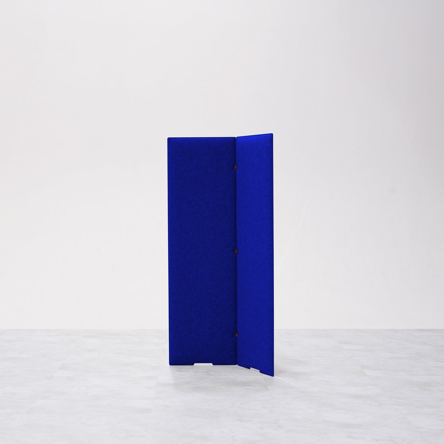 TRANQORD吸音パーテーション 140cm 2枚セット コバルトブルー