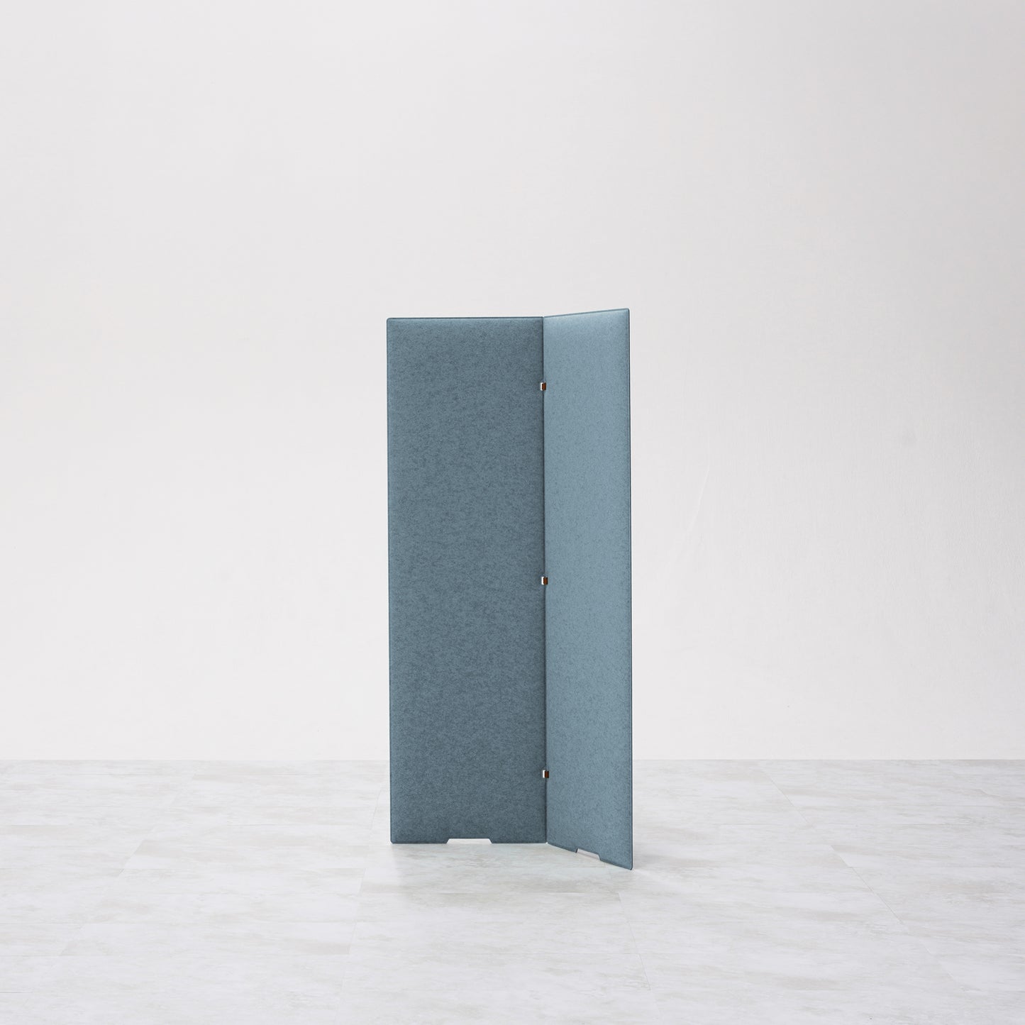 TRANQORD吸音パーテーション 140cm 2枚セット アイスブルー