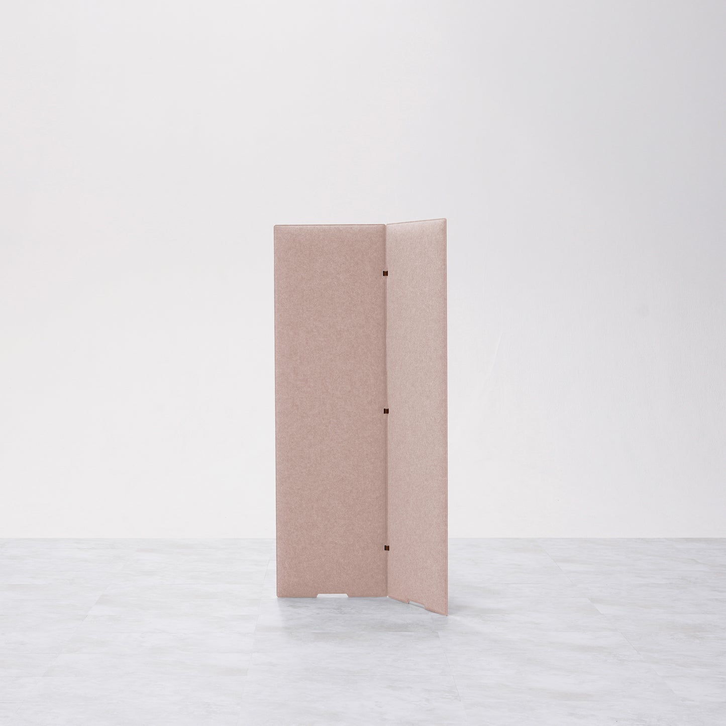 TRANQORD吸音パーテーション 140cm 2枚セット ペールピンク