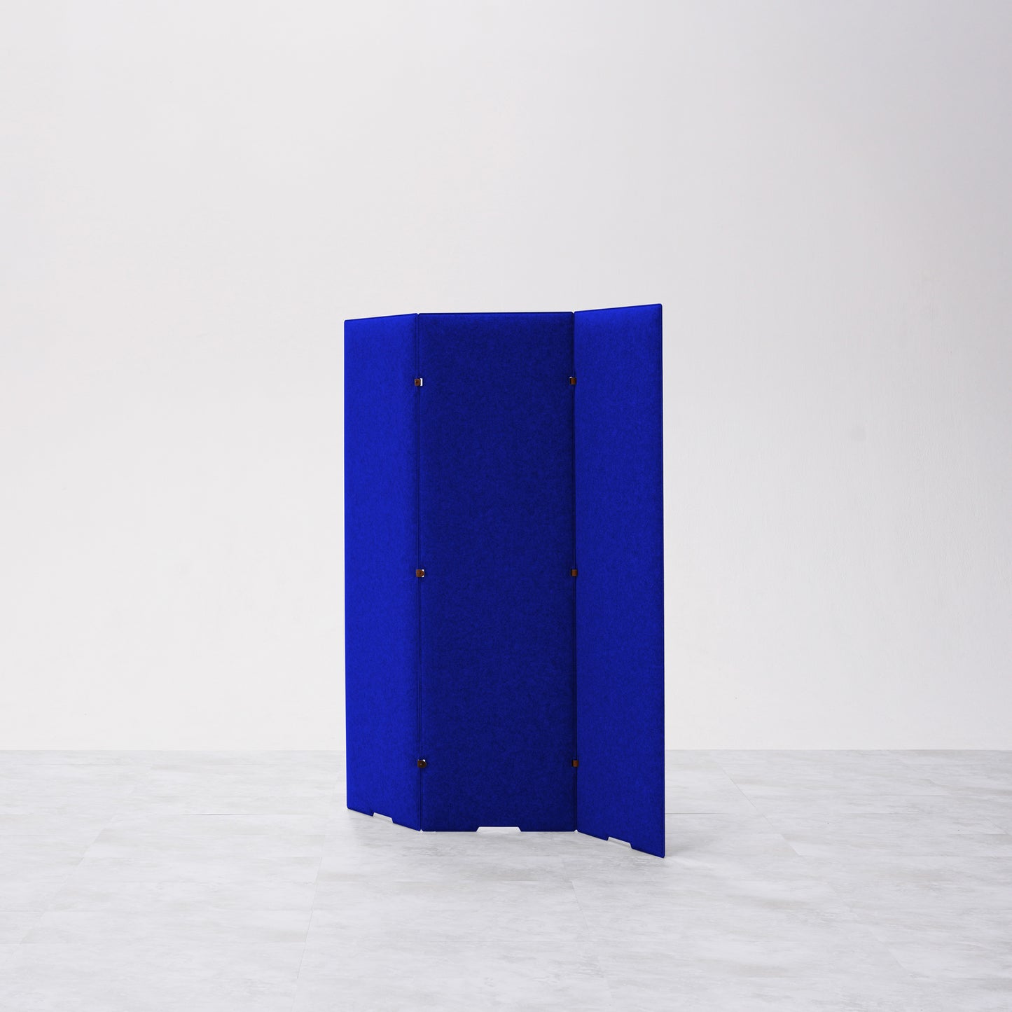 TRANQORD吸音パーテーション 140cm 3枚セット コバルトブルー