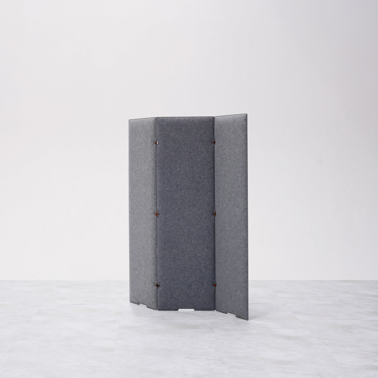 TRANQORD吸音パーテーション 140cm 3枚セット グレー