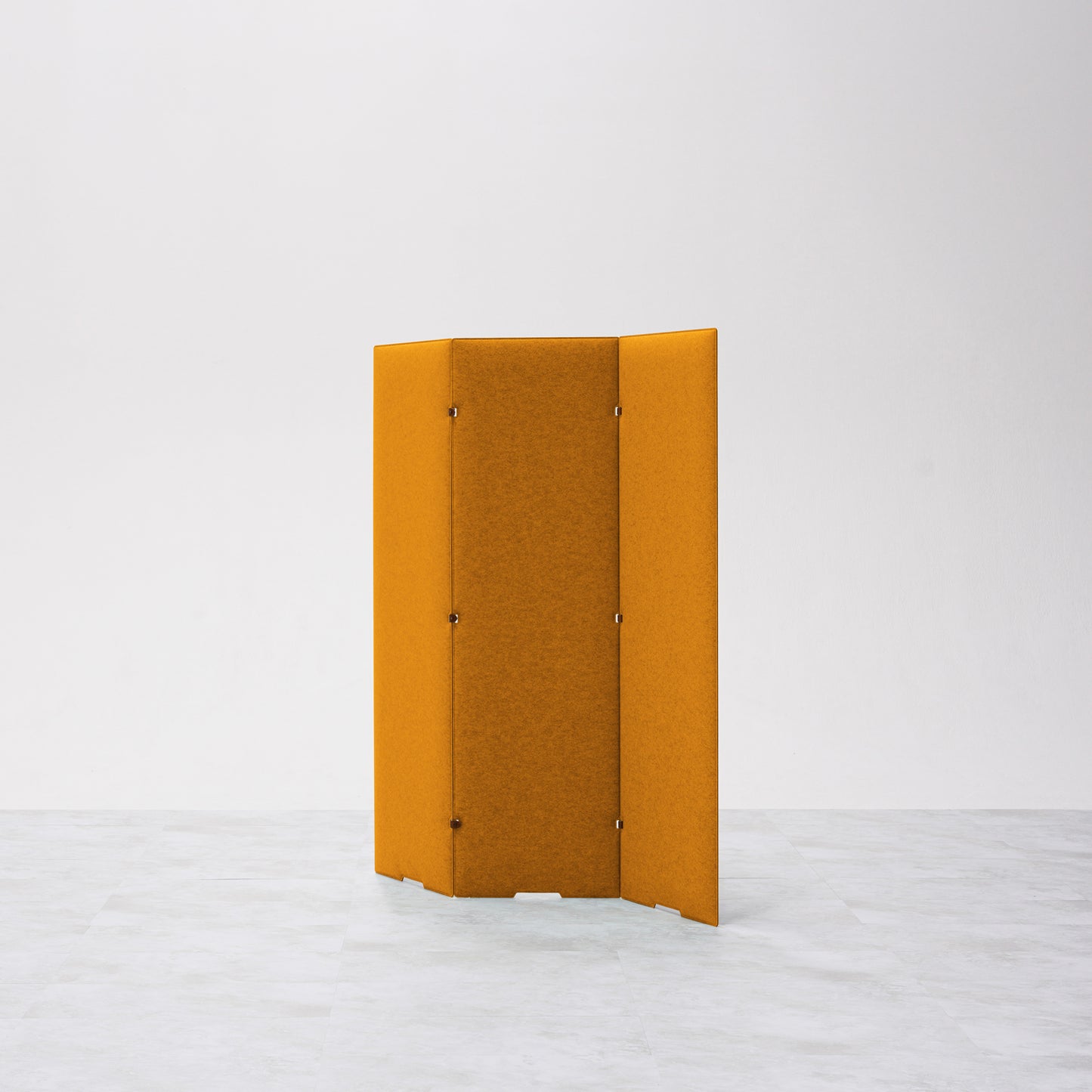 TRANQORD吸音パーテーション 140cm 4枚セット マリーゴールド