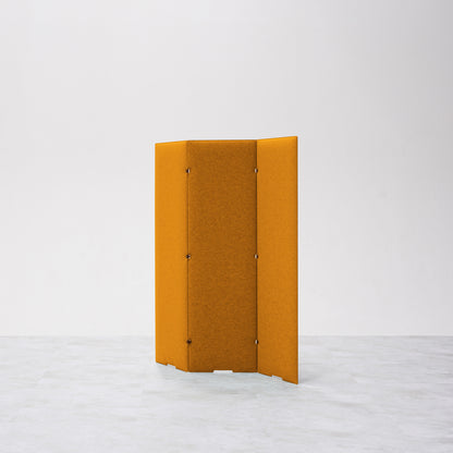 TRANQORD吸音パーテーション 140cm 4枚セット マリーゴールド