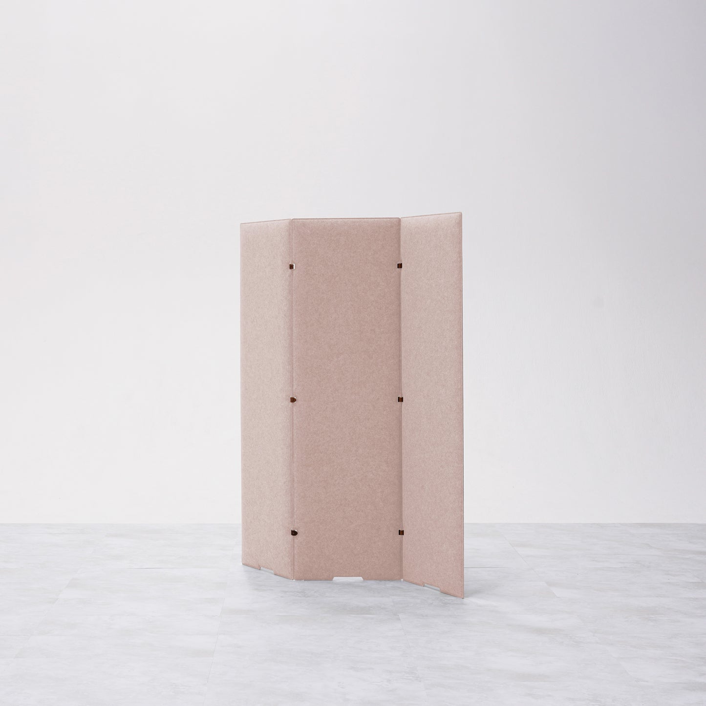 TRANQORD吸音パーテーション 140cm 3枚セット ペールピンク