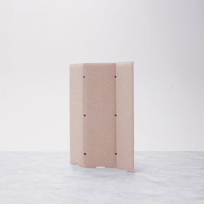 TRANQORD吸音パーテーション 140cm 3枚セット ペールピンク