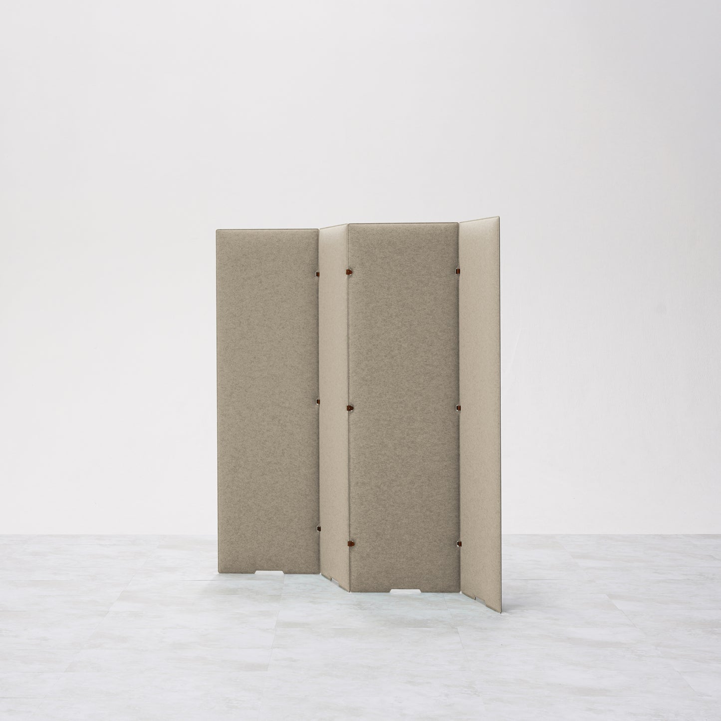 TRANQORD吸音パーテーション 140cm 4枚セット ベージュ