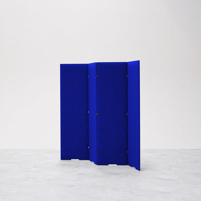 TRANQORD吸音パーテーション 140cm 4枚セット コバルトブルー