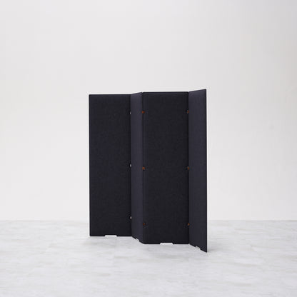 TRANQORD吸音パーテーション 140cm 4枚セット チャコール