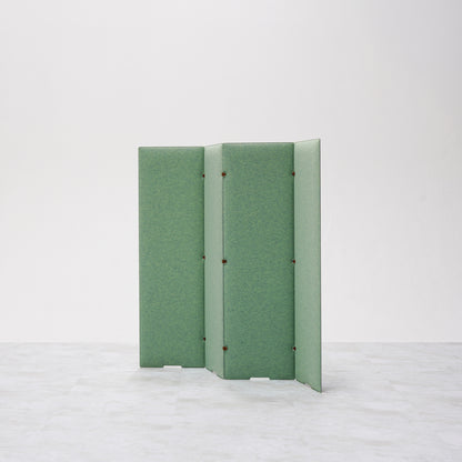 TRANQORD吸音パーテーション 140cm 4枚セット ピスタチオグリーン