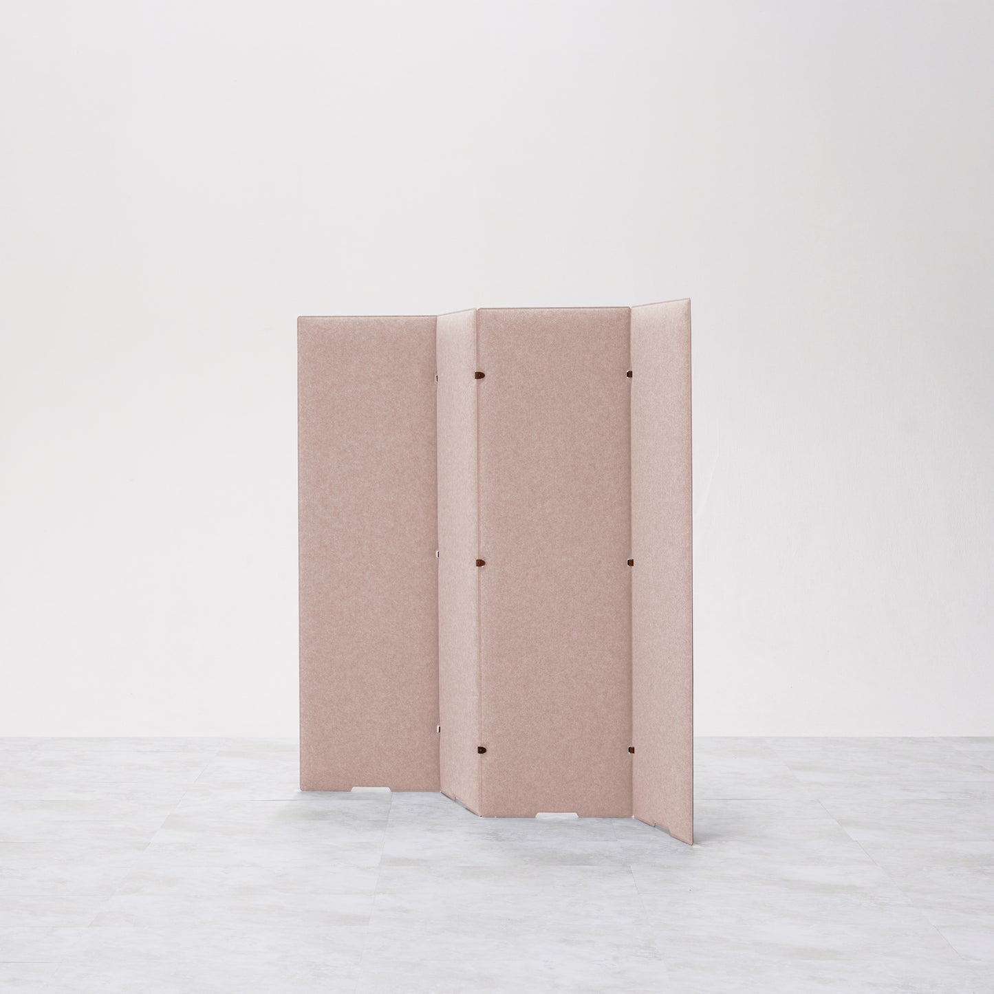 TRANQORD吸音パーテーション 140cm 4枚セット ペールピンク