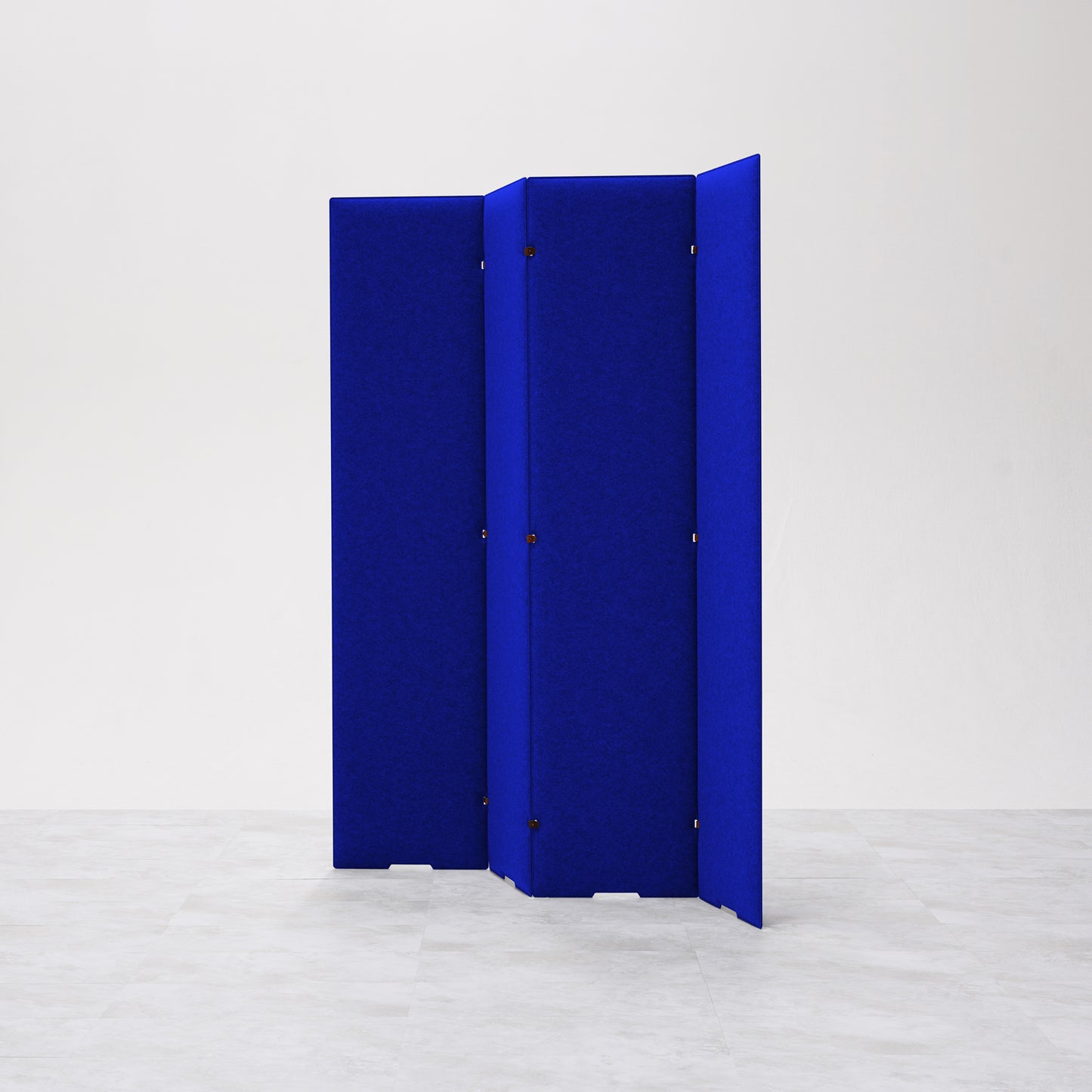 TRANQORD吸音パーテーション 180cm 4枚セット コバルトブルー