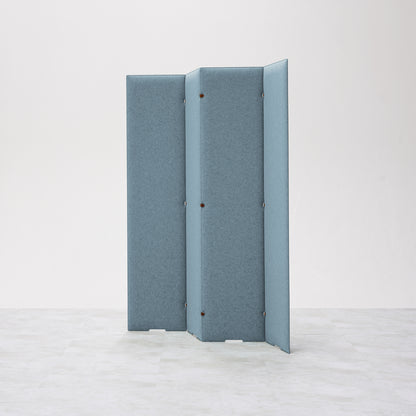 TRANQORD吸音パーテーション 180cm 4枚セット アイスブルー