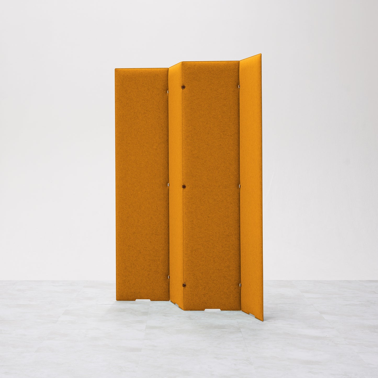 TRANQORD吸音パーテーション 180cm 4枚セット マリーゴールド