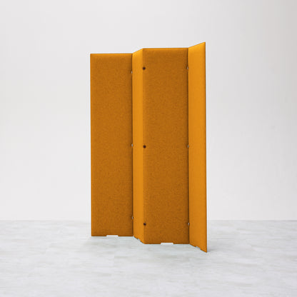 TRANQORD吸音パーテーション 180cm 4枚セット マリーゴールド