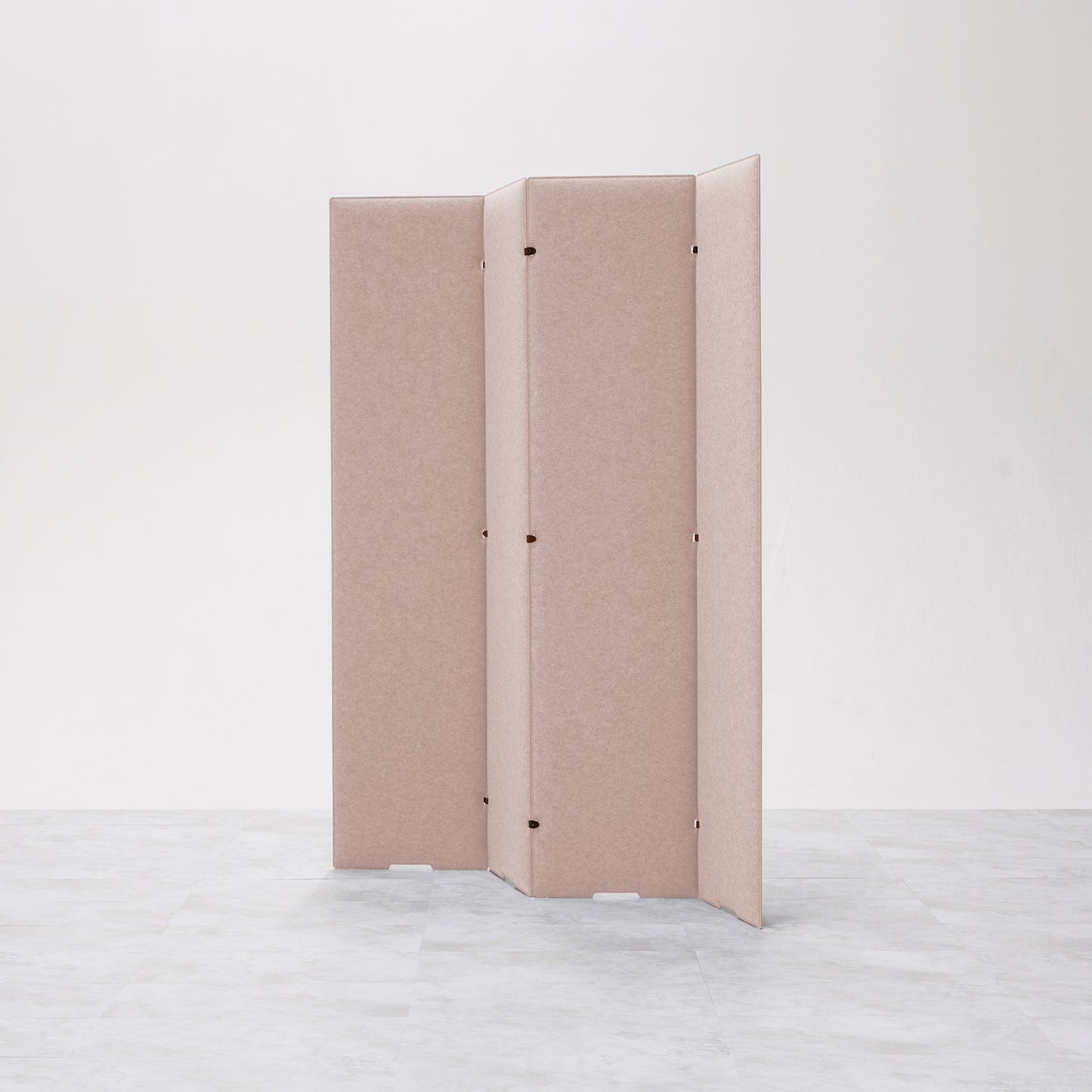 TRANQORD吸音パーテーション 180cm 4枚セット ペールピンク