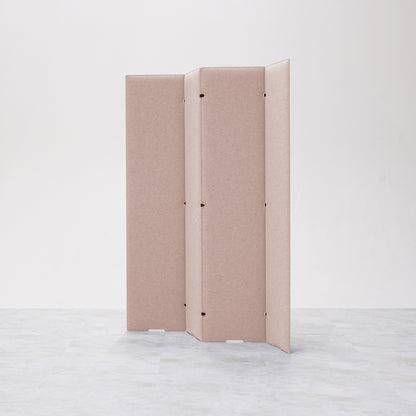 TRANQORD吸音パーテーション 180cm 4枚セット ペールピンク