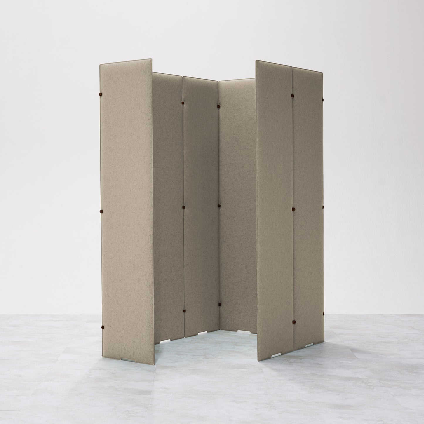 TRANQORD吸音パーテーション 180cm 8枚セット ベージュ