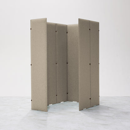 TRANQORD吸音パーテーション 180cm 8枚セット ベージュ