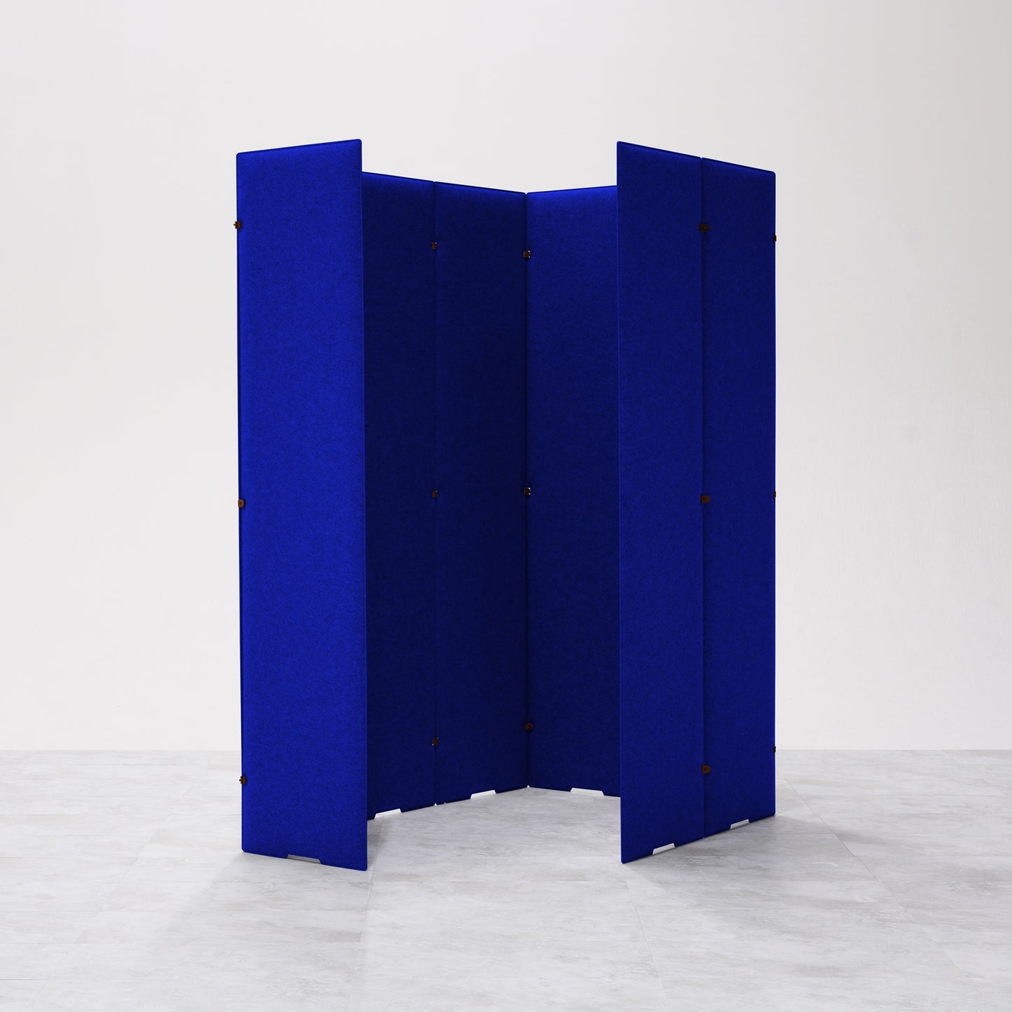 TRANQORD吸音パーテーション 180cm 8枚セット コバルトブルー