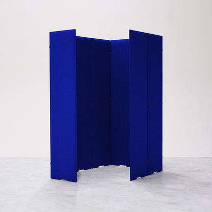 TRANQORD吸音パーテーション 180cm 8枚セット コバルトブルー
