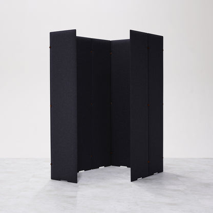 TRANQORD吸音パーテーション 180cm 8枚セット チャコール