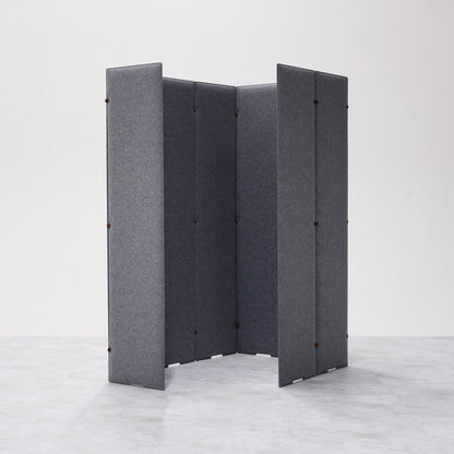 TRANQORD吸音パーテーション 180cm 8枚セット グレー