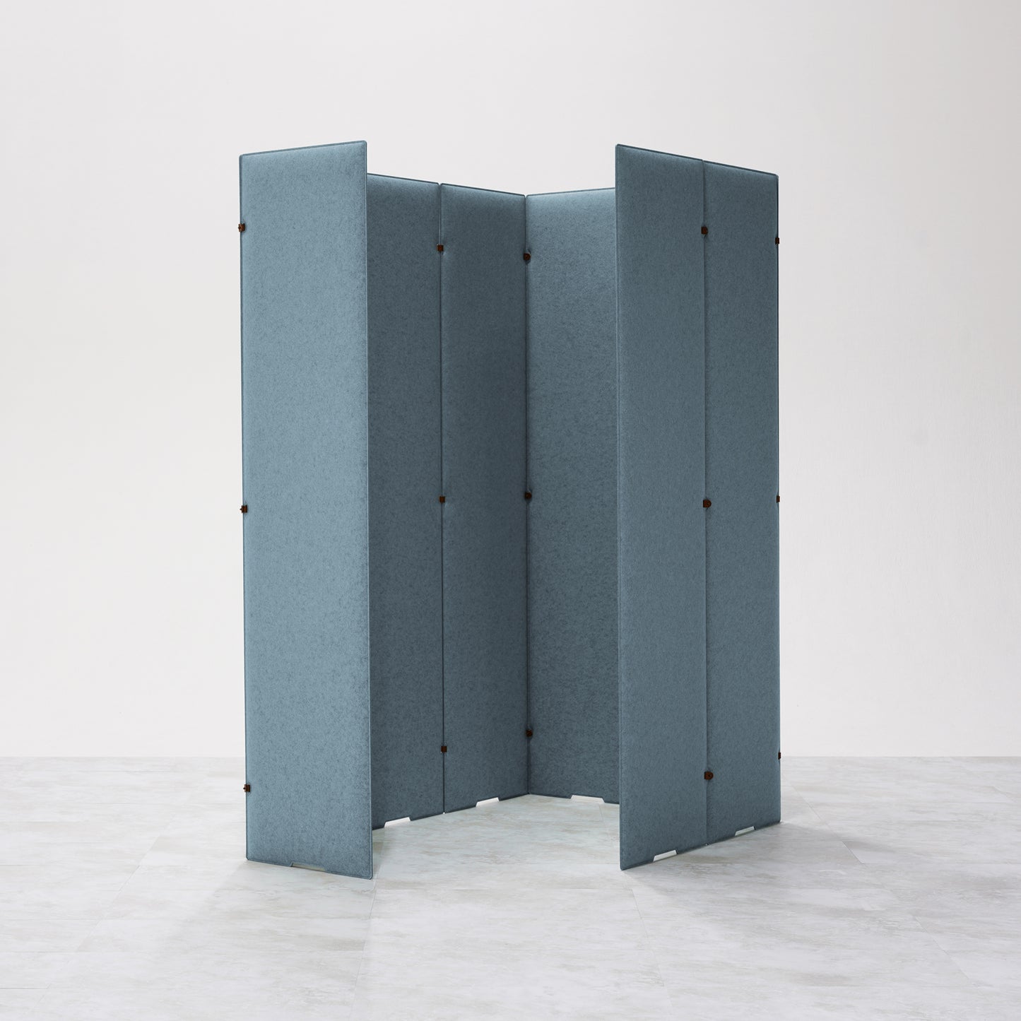 TRANQORD吸音パーテーション 180cm 8枚セット アイスブルー