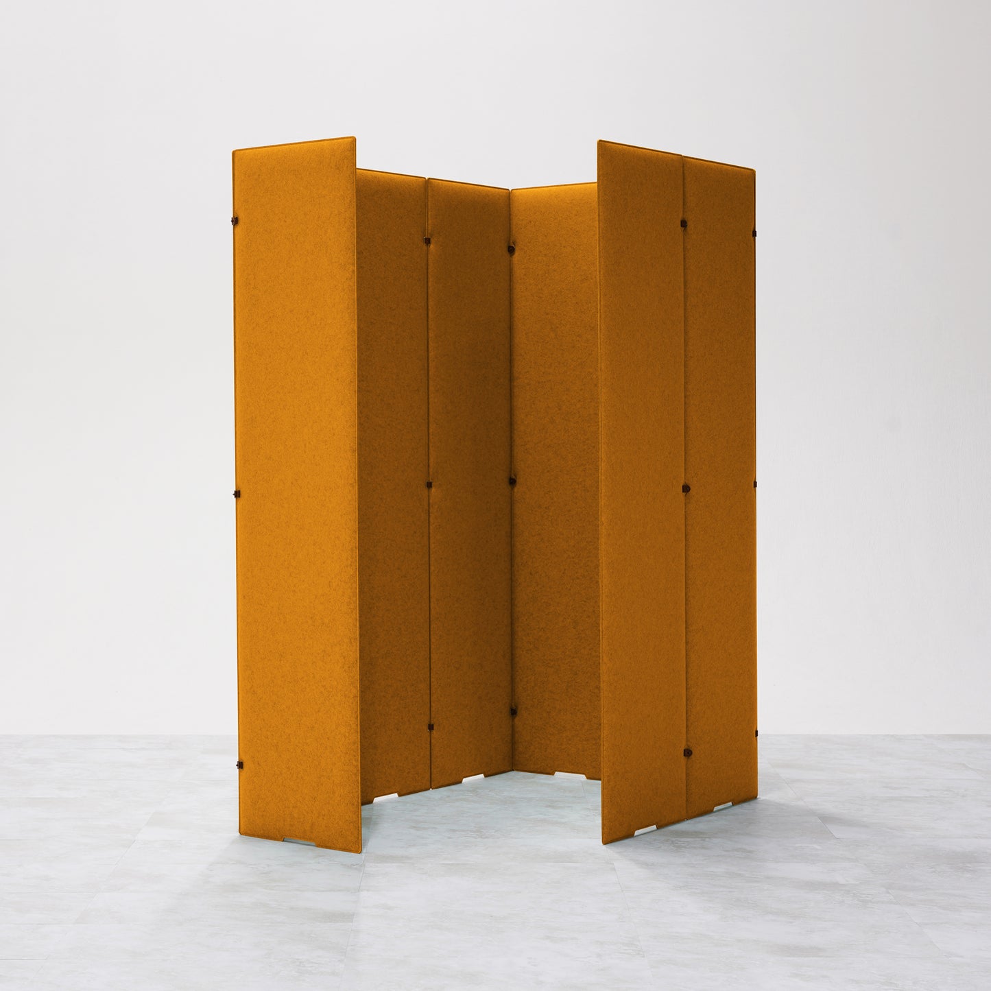 TRANQORD吸音パーテーション 180cm 8枚セット マリーゴールド