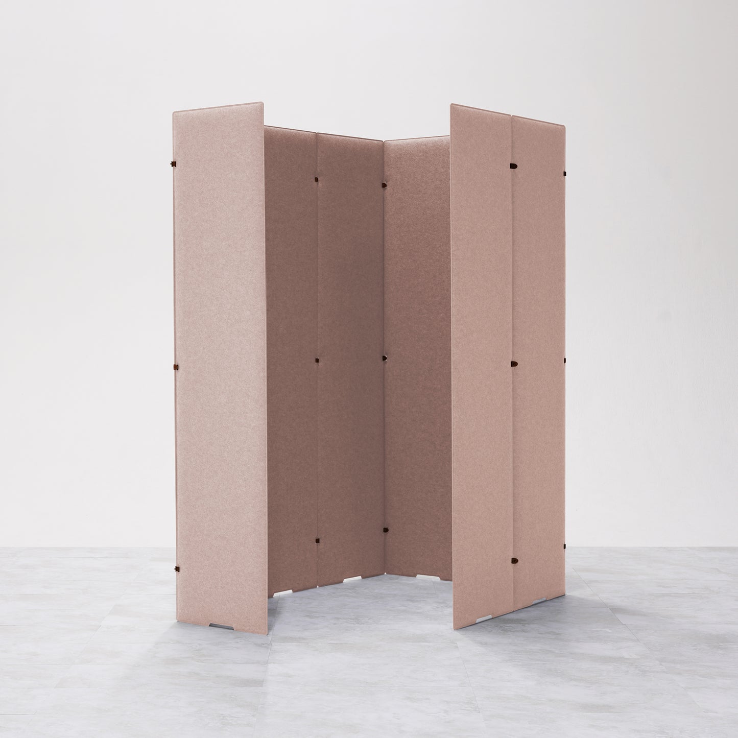 TRANQORD吸音パーテーション 180cm 8枚セット ペールピンク