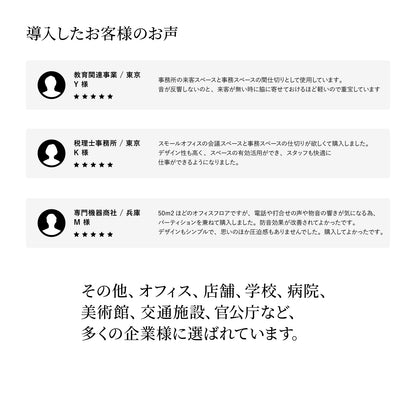 TRANQORD吸音パーテーション
