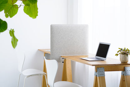 吸音デスクトップパネル サイドタイプ ベージュ