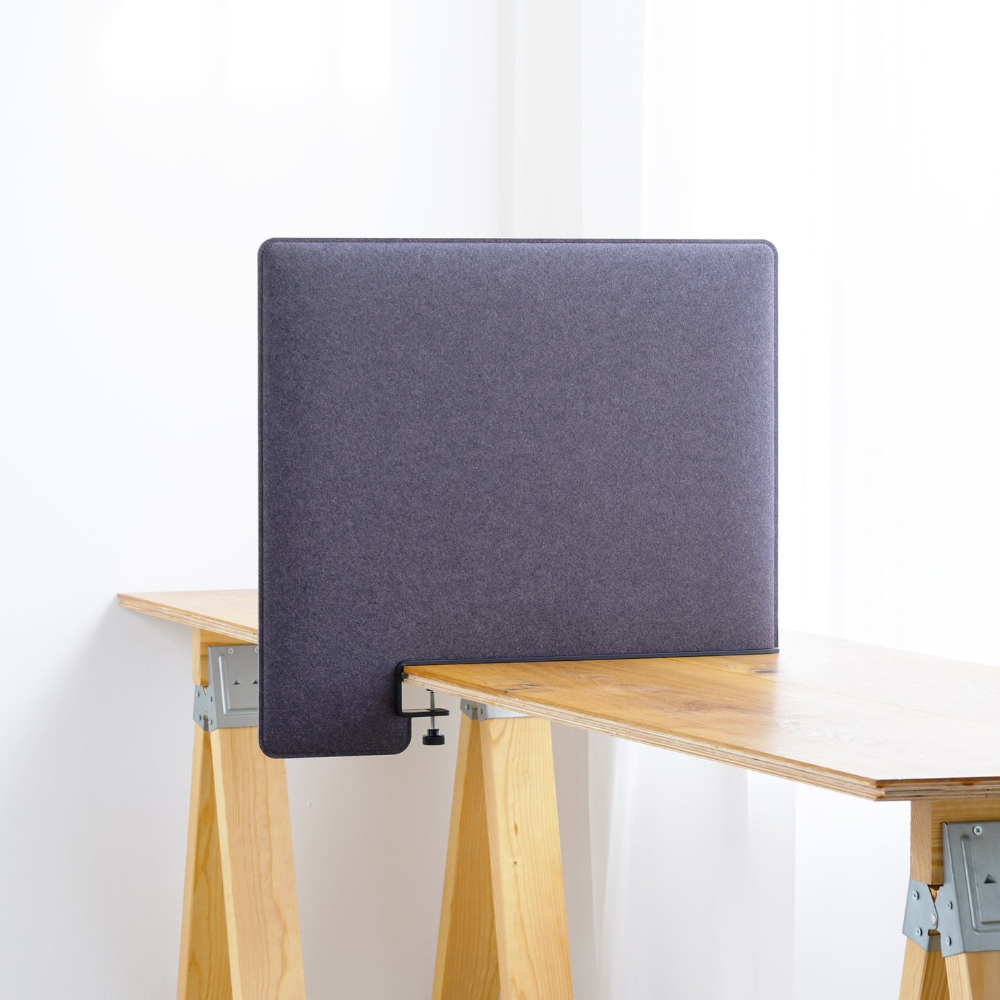 吸音デスクトップパネル サイドタイプ チャコール