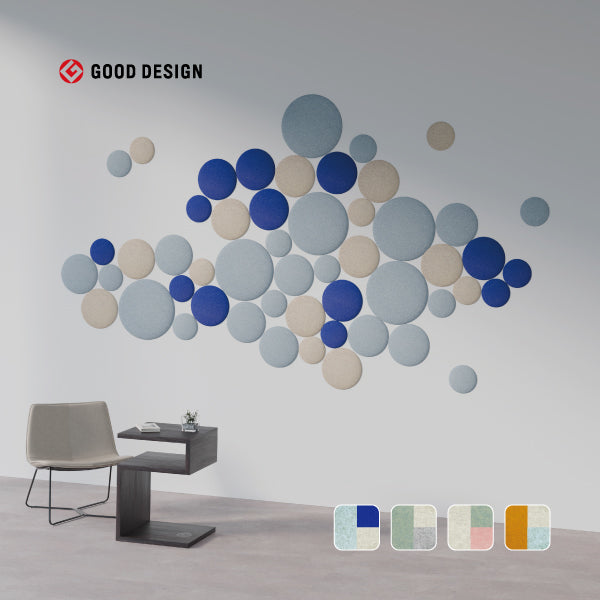 オフィス吸音パネルOTTOR丸型ミックスセットアイコン