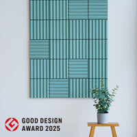 リボーンパルプ吸音パネル グッドデザイン賞受賞